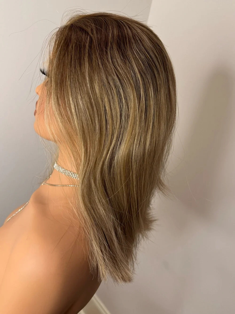 Luxury 16” Human Hair Jewish Wig / Sheitel | 13x4 Lace Front